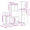 VidaXL vidaXL 4-tlg. Badmöbel-Set Sonoma-Eiche Holzwerkstoff 11