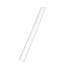 Construction Rulers, 12 Inch Measuring Tool for Student School Office, Flexible Ruler with Inches and Metric