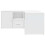 VidaXL (white) vidaXL Corner Cabinet Corner Shelf Unit Bookcase Engineered Wood 9