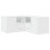 VidaXL (white) vidaXL Corner Cabinet Corner Shelf Unit Bookcase Engineered Wood 5