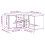 VidaXL (sonoma oak) vidaXL Corner Cabinet Corner Shelf Unit Bookcase Engineered Wood 4