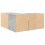 VidaXL (concrete grey) vidaXL Corner Cabinet Corner Shelf Unit Bookcase Engineered Wood 11