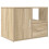 VidaXL (sonoma oak) vidaXL Corner Cabinet Corner Shelf Unit Bookcase Engineered Wood 6
