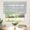 VidaXL vidaXL Zebra Blind Light Grey 145x150 cm Fabric Width 140.9 cm Polyester 12