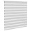 VidaXL vidaXL Zebra Blind Light Grey 145x150 cm Fabric Width 140.9 cm Polyester 13