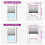 VidaXL vidaXL Plissee Hellgrau 50x200 cm Stoffbreite 49,4 cm Polyester 15
