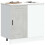 VidaXL vidaXL Kitchen Base Cabinet Porto Concrete Grey Engineered Wood 3