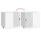 VidaXL vidaXL Kitchen Base Cabinet Porto High Gloss White Engineered Wood 8