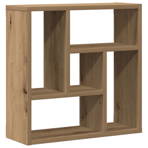 VidaXL (artisan oak) vidaXL Wall Shelf Wall-Mounted Shelf Storage Display Rack Engineered Wood 2