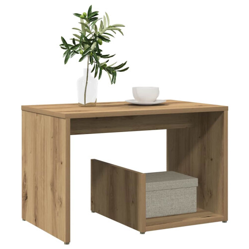 VidaXL (artisan oak) vidaXL Side Table Engineered Wood Magazine Rack Couch Table Multi Colours 2