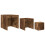 VidaXL (old wood) vidaXL Nesting Tables Living Room Side Table End Table 3 pcs Engineered Wood 5