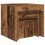 VidaXL (old wood) vidaXL Nesting Tables Living Room Side Table End Table 3 pcs Engineered Wood 7