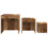 VidaXL (old wood) vidaXL Nesting Tables Living Room Side Table End Table 3 pcs Engineered Wood 6
