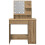 VidaXL (artisan oak) vidaXL Dressing Table with LED Vanity Table Makeup Vanity Desk Cosmetic Table 6