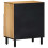 VidaXL vidaXL Bedside Cabinet Brown 50x33x62 cm Solid Wood Mango bedside table 4