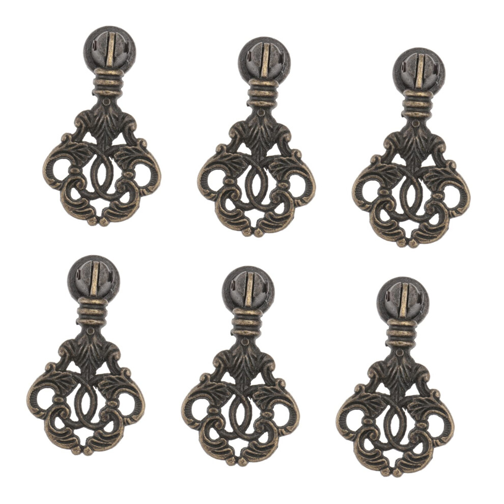 18 Pcs Handle Drawer Pulls Decorative Door Furniture Pulls Knob Antique Cabinet Knobs 820064742247