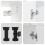 VidaXL (high gloss white) vidaXL 11 Piece Kitchen Cabinet Set Lucca Black Engineered Wood 6