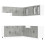 VidaXL (concrete grey) vidaXL 11 Piece Kitchen Cabinet Set Lucca Black Engineered Wood 4