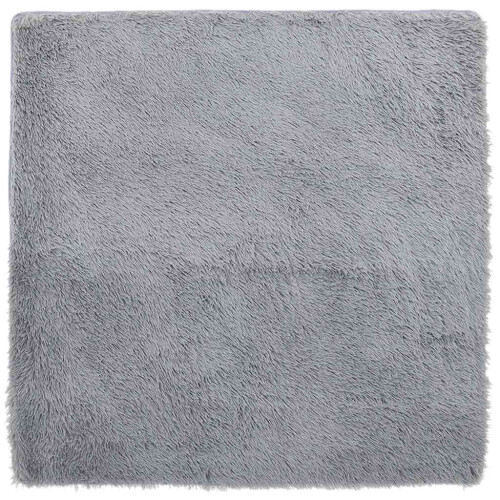 VidaXL vidaXL Teppich Shaggy Hochflor NAVARRA Hellgrau 200x200 cm Polyester 2