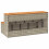 VidaXL (light grey) vidaXL Hot Tub Step Light Grey 100x50x50.5 cm Poly Rattan and Solid Acacia 6