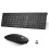 Plug and Play Compact Rechargeable Wireless Bluetooth Full Size Keyboard and Mouse Combo for Wiko Power U30 1