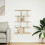 VidaXL (sonoma oak) vidaXL Wall Cube Shelf 12 Compartments Storage Floating Shelf Engineered Wood 4
