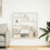 VidaXL (white) vidaXL Wall Cube Shelf Floating Storage Shelf 7 Compartments Engineered Wood 6