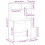 VidaXL (black) vidaXL Desk with Shelves Writing Compter Table Study Desk Engineered Wood 5