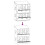 VidaXL vidaXL Chicken Nesting Box with 6 Compartments Galvanized Silver Metal 9
