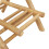 VidaXL vidaXL Outdoor Bar Stools with Footrests 2 pcs Foldable Bamboo 10