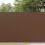 VidaXL vidaXL Gartenzaun Doppelseitig Braun 1,8x5 m PVC 3
