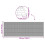 VidaXL vidaXL Gartenzaun Doppelseitig Gelb 1,8x5 m PVC 4
