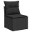 VidaXL vidaXL 6-tlg. Garten-Sofagarnitur mit Kissen Schwarz Poly Rattan 15
