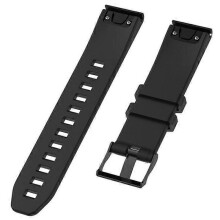 (Black) Silicone Watch Strap for Garmin Fenix 5/Fenix 5 Plus/Forerunner 935/Approach S60 with 2 Screwdrivers with 2 Screwdrivers