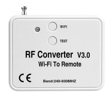 Wifi Remote Converter Rf Radio Frequency Wifi Remote 240-930mhz for Home Gara