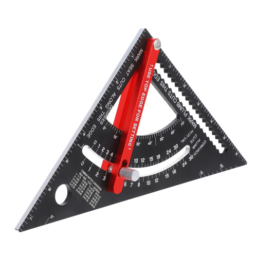 Carpentry Square Angle Adjustable Woodwork Hand Measuring Tool Squaring Precision