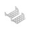 Less Steel Chassis Armor Axle Protector Skid Plate for 4 -4 1/10 Rc Crawler Car Par 5