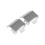 Less Steel Chassis Armor Axle Protector Skid Plate for 4 -4 1/10 Rc Crawler Car Par 3