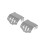 Less Steel Chassis Armor Axle Protector Skid Plate for 4 -4 1/10 Rc Crawler Car Par 4