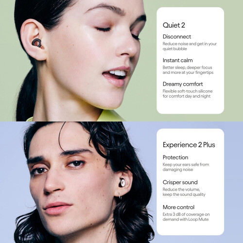 Earplugs Day  Night Plus Bundle (2Pack) – Quiet 2  Experience 2 Plus  Reusable for Sleep, Focus 1