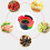 4 In 1 Multipurpose Egg Slicer,,Muticolor Plastic Egg Dicer,Practical Fruit Dicer Fruit Slicer for Slicing Strawberries Kiwifruit 2