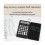 12 Digit Display Desk Calcultors with Erasable Writing Table, Suitable for , An 4