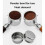 51mm for Delong Coffee Machine Handle Modified Solid Wood Handle Accessories Coffee Funnel Bottomle 3