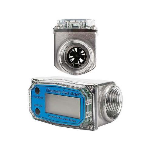 1.5 Inch Digital Flow Meter, Lcd Display Fuel Flow Meter, Flowmeter for Wate 2