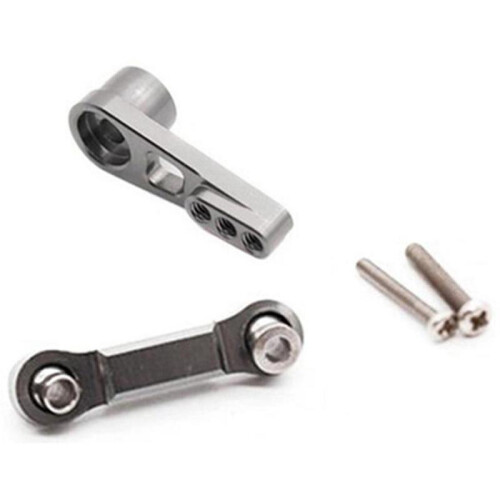 4x 25t Servo Arm Horn Servo Pull Rod for Wltoys A959 A959-b A949,grey 2