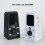 Electronic Metronome Bluetooth Speaker Rechargeable LCD Screen Vocal Metronome for Piano Guitar Dru 16