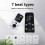 Electronic Metronome Bluetooth Speaker Rechargeable LCD Screen Vocal Metronome for Piano Guitar Dru 10