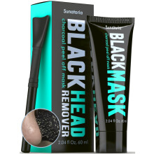 Mascarilla Quitapuntos Negros SUNATORIA - Mascarilla Facial de Carbón Activado - Para Todos los Tipos de Piel