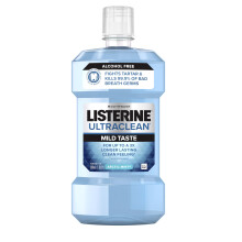 Listerine Ultraclean Zero Alkohol Tartar Control Mundspülung, zur Bekämpfung von Mundgeruch