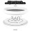 360 Rotat Non-skid Rack Pantry Cabinet Turntable with Wide Base Stora Bin Rotating 4